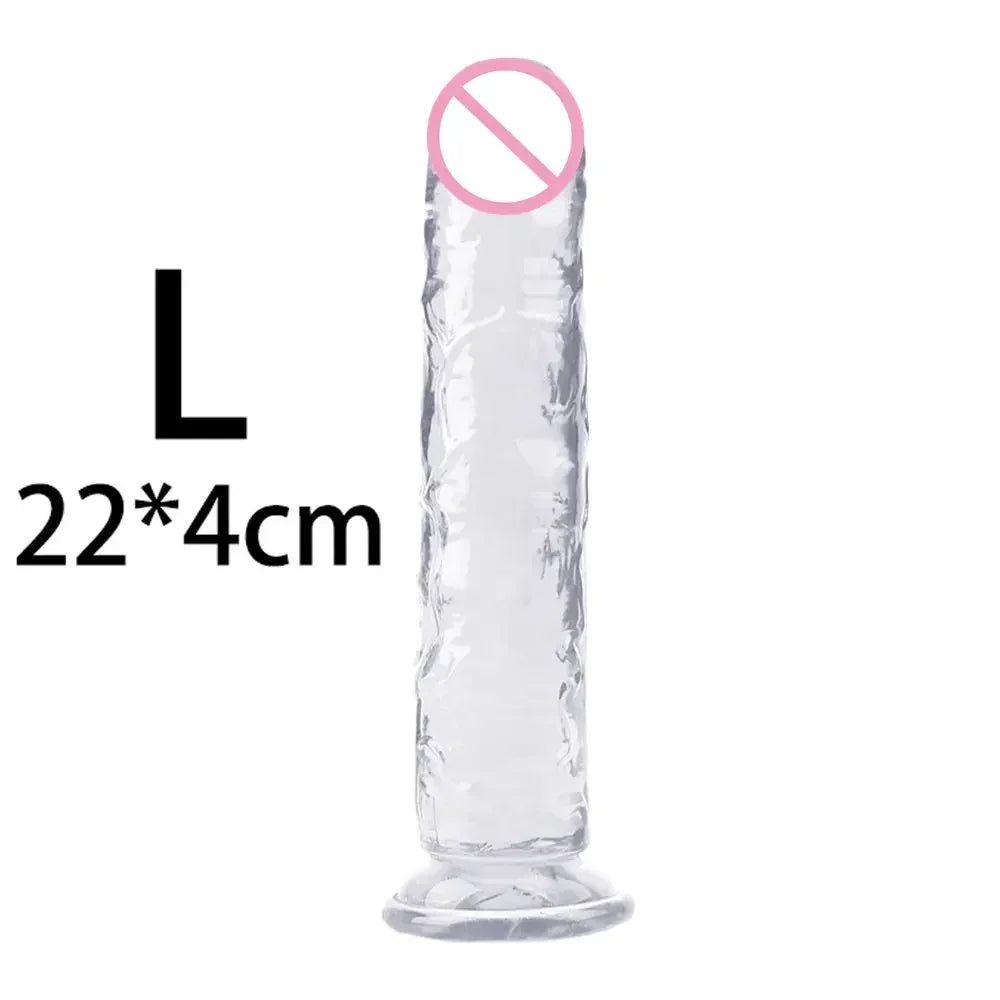 Cheap 5 Colors Small Transparent Dildo Suction Cup Jelly Dick Women Erotic Anal Sex Toys Soft Clitori Vaginal Masturbators Penis