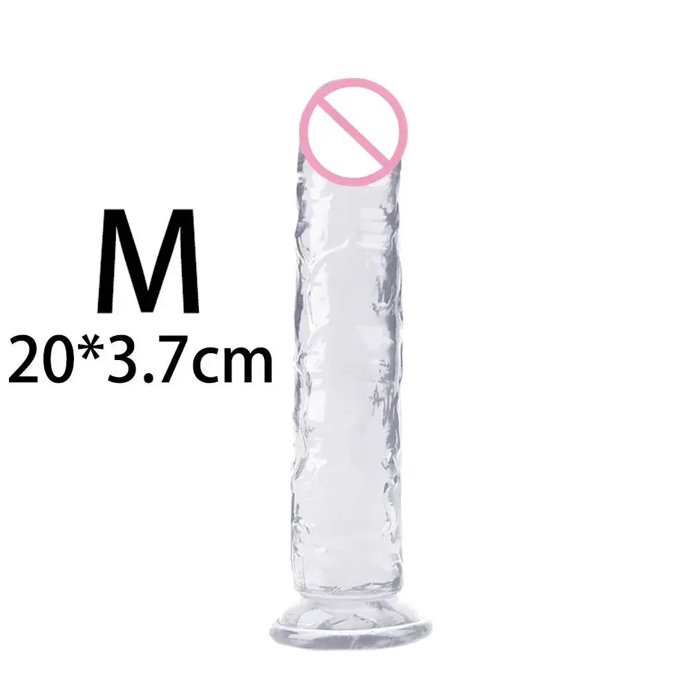 Cheap 5 Colors Small Transparent Dildo Suction Cup Jelly Dick Women Erotic Anal Sex Toys Soft Clitori Vaginal Masturbators Penis