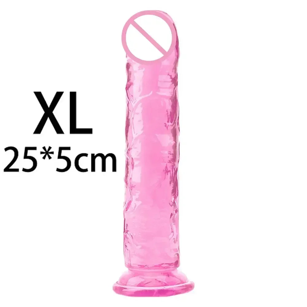 Cheap 5 Colors Small Transparent Dildo Suction Cup Jelly Dick Women Erotic Anal Sex Toys Soft Clitori Vaginal Masturbators Penis