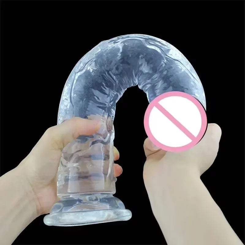 Cheap 5 Colors Small Transparent Dildo Suction Cup Jelly Dick Women Erotic Anal Sex Toys Soft Clitori Vaginal Masturbators Penis