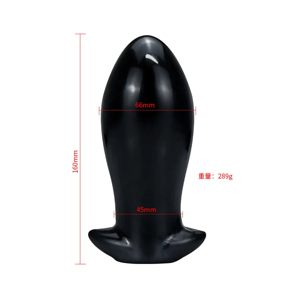 Clear Anal Plug Egg Butt Plug Huge Adult Sex Toys For Women Men Prostate Massage Vagina/Anal Speculum Anal Dilator