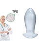 Clear Anal Plug Egg Butt Plug Huge Adult Sex Toys For Women Men Prostate Massage Vagina/Anal Speculum Anal Dilator