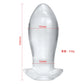 Clear Anal Plug Egg Butt Plug Huge Adult Sex Toys For Women Men Prostate Massage Vagina/Anal Speculum Anal Dilator