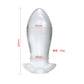 Clear Anal Plug Egg Butt Plug Huge Adult Sex Toys For Women Men Prostate Massage Vagina/Anal Speculum Anal Dilator