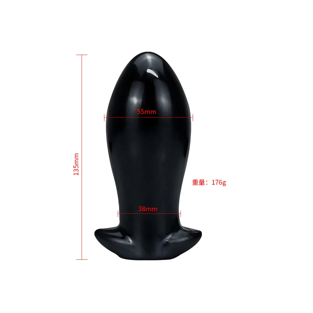 Clear Anal Plug Egg Butt Plug Huge Adult Sex Toys For Women Men Prostate Massage Vagina/Anal Speculum Anal Dilator