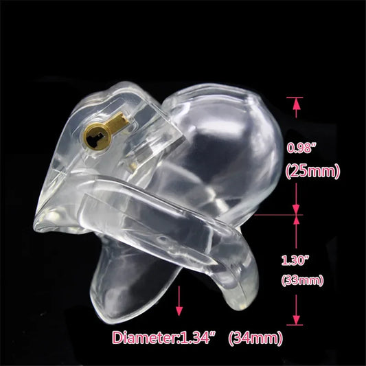 Clearance Price The Nub of HT V3 Resin Male Chastity Device,Penis Rings,Super Small Cock Cage,BDSM Sex Toys for Man Gay