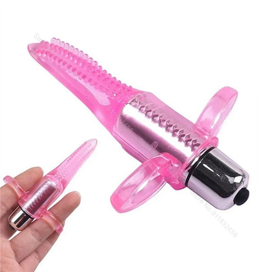 Clitoral Stimulator G-Spot Finger Vibrator Lip Mouth Tongue Vibro Vibrators Sex Toys for Women Sex Game Shop