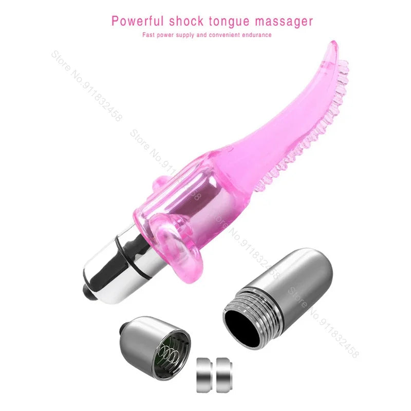 Clitoral Stimulator G-Spot Finger Vibrator Lip Mouth Tongue Vibro Vibrators Sex Toys for Women Sex Game Shop