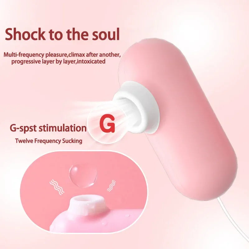 Clitoris G Spot Stimulator Clitoris Sucker Vibrator Female Sex Toys Adult Store 18 2 In 1 Sucking Vibrator Female Masturbator