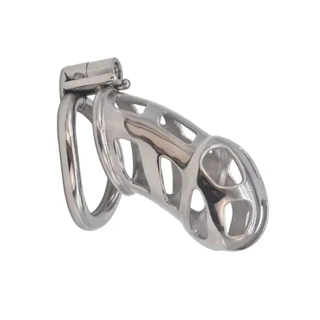 Cobra Male Chastity Cage Sex Toys Sissy Femboy Beginner Flat Chastity Cage Belt Cock Cage Man Lock Penis Rings Men'S Adult Goods