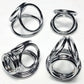 Cock Ring Metal Penis Rings Cage Male Chastity Device Locks Sex Toys For Men ball stretcher Delay Ejaculation Cockring shop