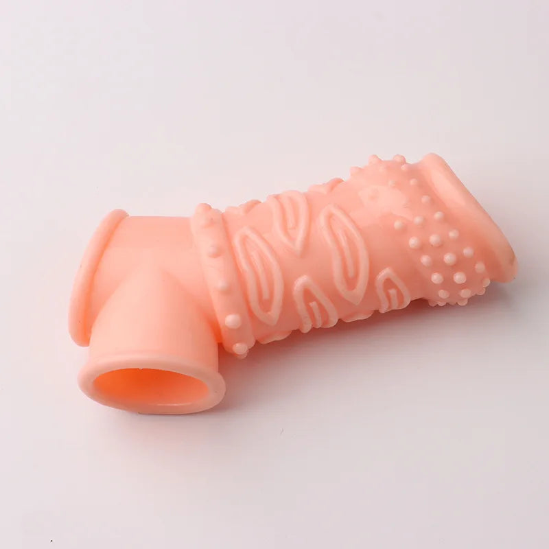 Cock Ring Reusable Penis Sleeve Delay Ejaculation Stronger Erection Penis Extender Male Chasity Cage Sex Toys for Men Adults