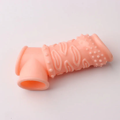 Cock Ring Reusable Penis Sleeve Delay Ejaculation Stronger Erection Penis Extender Male Chasity Cage Sex Toys for Men Adults