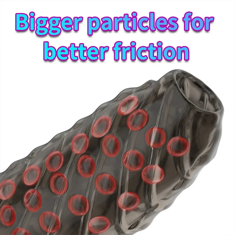 Cock Ring Reusable Penis Sleeve Sex Toys Condoms for Men Restriction Rings Pleasure Ring in The Clitoris Sperm Locking Condom 18