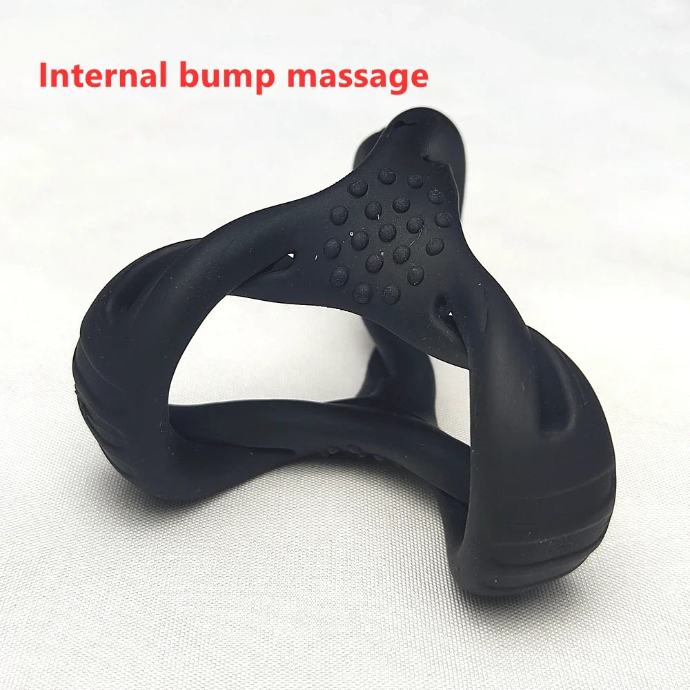 Cock Ring Reusable Silicone Delay Ejaculation Stronger Erection Sex Adult Supplies Ring Cock Sex Toys For Men