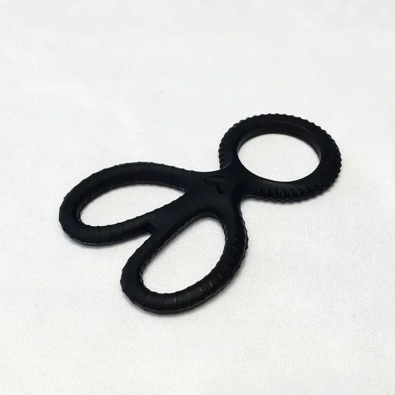 Cock Ring Silicone Penis Lock Rings Male Reusable Delay Ejaculation Ring Scrotum Bondage Goods Couple Cock Erection Erotic Toys