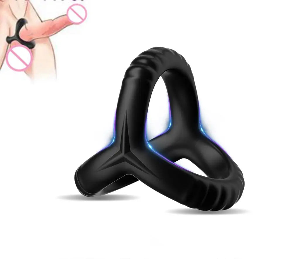 Cock Ring for Men Delay Ejaculation Stronger Erection Sex Toys Adult Supplies Linen Nozzle Ring Cock Sex Toys for Couples