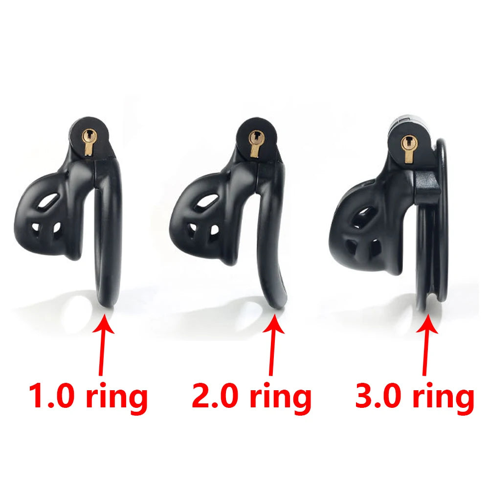 Colorful Cobra Chastity Cage Penis Lock정조대Male Abs Cock Cage With 4 Rings Devices Discreet Men Adult Goods Sex Toys For Man 18+