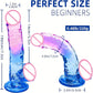 Colorful Crystal Jelly Dildo Penis Masturbation Anal Plug Adult Toys Clitori Vaginal Masturbators Penis Erotic Anal Sex Toys