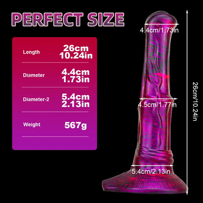 Colorful Horse Dildo Realistic Penis Female Masturbator Animal Dildos –  GXLOCK Store