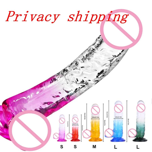 Colorful Silicone Dildos for Women with Suction Cup Big Dick Realistic Soft Penis Masturbators Sex Toys for Women Adult Goods