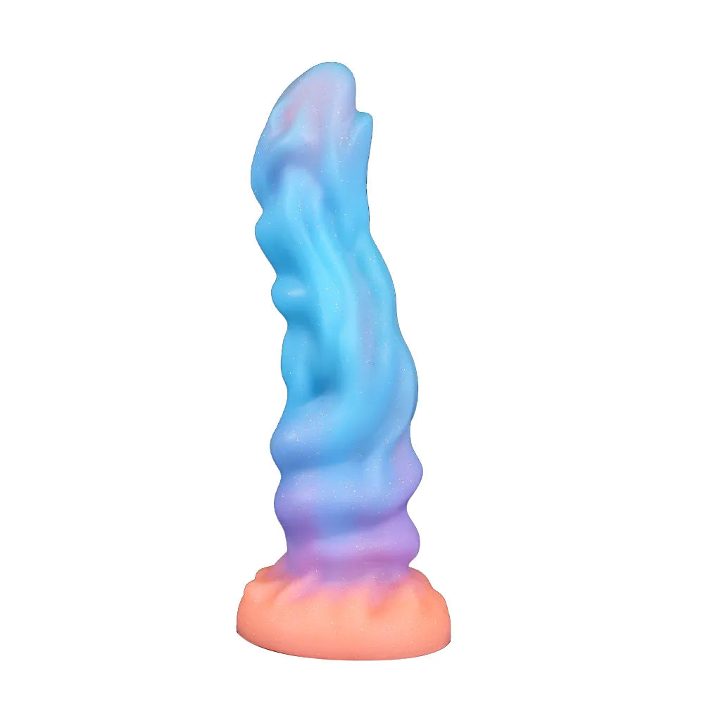 Colourful Luminous Dildo Monster Dragon Dildo Huge Butt Plug Anal Toys for Women Men Glowing Dildo Penis with Sucker Sex Toys