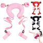 Cotton Open Leg Pillow Handcuffs & Ankle Cuffs BDSM Sex Bondage Slave Straps Adult Games Cosplay Sex Toys for Women Couples