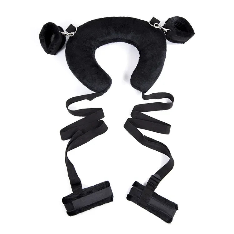 Cotton Open Leg Pillow Handcuffs & Ankle Cuffs BDSM Sex Bondage Slave Straps Adult Games Cosplay Sex Toys for Women Couples