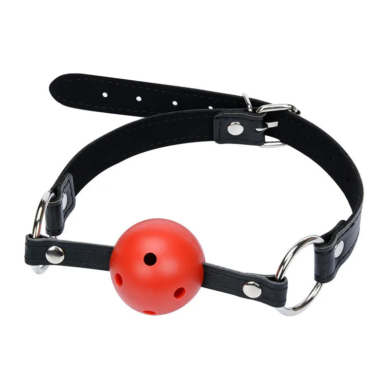 Couple Silicone Gag Ball Bdsm Bondage Restraints Open Mouth Breathable Sex Ball Harness Strap Gag Sex Toy for Women Accessories