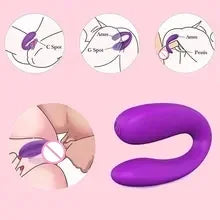 Couple Vibrator Sex Toys For Women Vagina Clitoris Stimulate U Type Vibrator G-Spot Massage Female Masturbator Adults Products