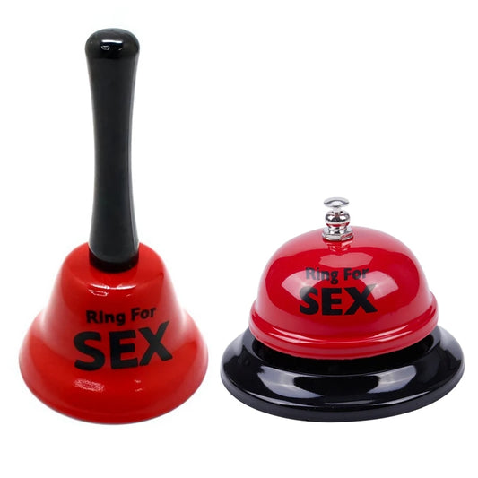 Creative Fun Sex Bell Ring SM Adult Games Novelty Gift Bachelorette Bachelor Party SEX Life Reminder Bell for Couple Flirting