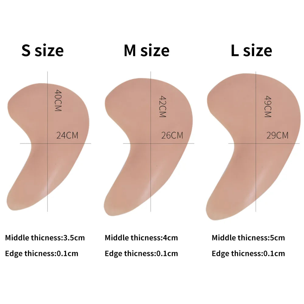 Crossdresser Silicone Hip Pads for Shemale Butt Lifter Removable Enhancing Women Hip Enhancer Beautify Fake Ass