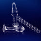 Crystal Clear Glass Dildo Anal Beads Plug G-Spot Stimulation Adult Sex Toy Butt Plug Stimulation Female Masturbation Sex Toys