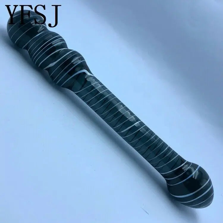 Crystal Clear Glass Dildo Anal Plug G-spot Stimulation Dildo Glass Anal Butt Plug Sex Toys for Woman Couples Vaginal Massage