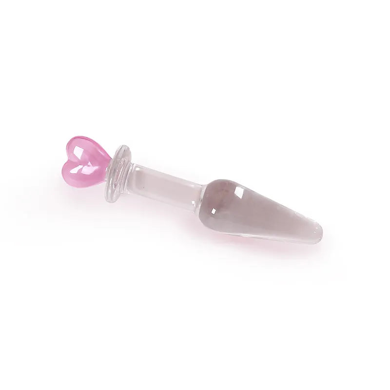 Crystal Glass Dildo Butt Plug Vaginal Anal