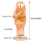 Crystal Gold Glassl Dildo Jelly Dildo Glass Butt Plug Glass Anal Dildo G Spot Massage Female Masturbation Sex Toys for Women