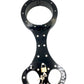 Crystal Round Neck Collar Ring Oval Handcuffs Wrist Bondage Lockable Neck To Wrist Adult Games Erotic Frame Sex Products