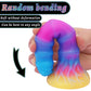 Cute New Luminous Dildo Anal Sex Toys for Women Men Colourful Glowing Dildos Huge Dragon Monster Dildo Butt Plug Adult Toys