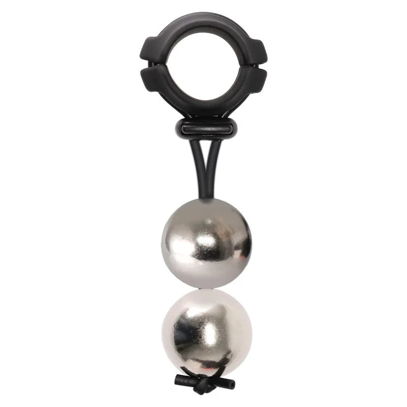 DIY Weight-bearing Cock Ring Drop Ball Penis Heavy Stretcher Penis Erection Enlarger penile training Pendant Sex Toys For Men