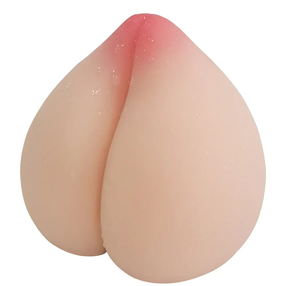 Decompression Peach Male Masturbation Toys Real Pocket Pussy Vagina for Men Breast-like Soft Masturbation Cup Adult Sex Toys 18+