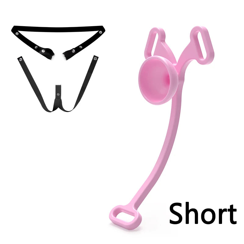 Deep Throat Sissy Chastity Belt Inverted Extreme Male to Female Transition for Male Deep Throat Lightweight Cock Device Sex Toy