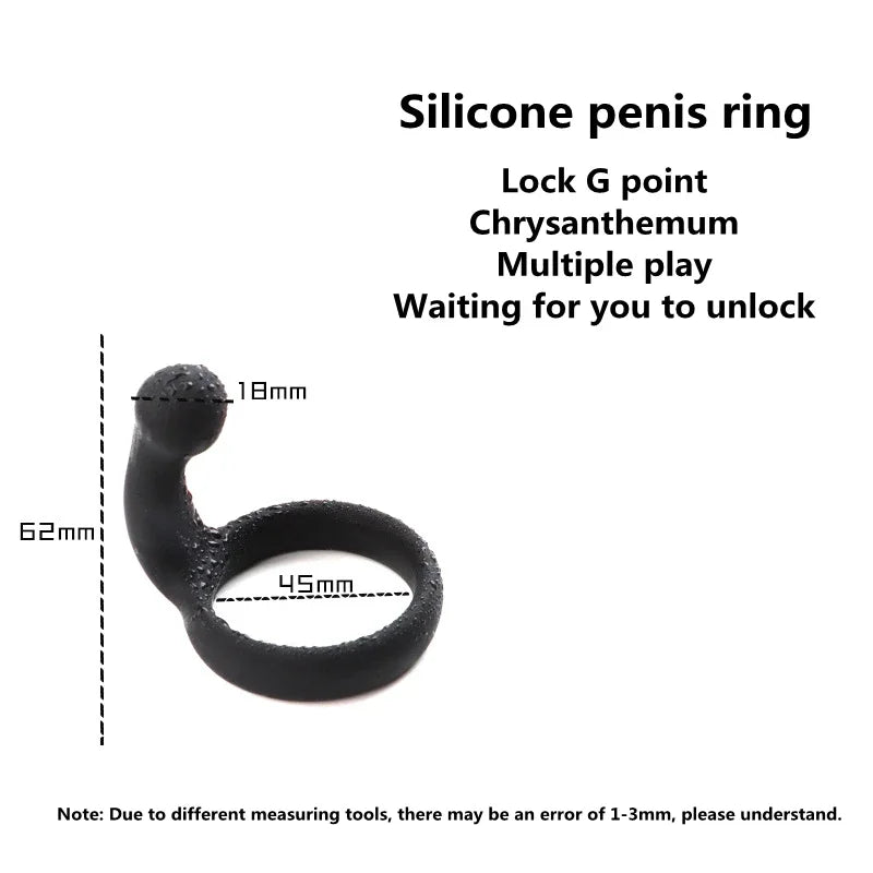 Delay Penis Ring Cock Ring Penis Sleeve Extender Sex Delay Penis Extension,Cockring Adult Sex Products Sex Toys for Men