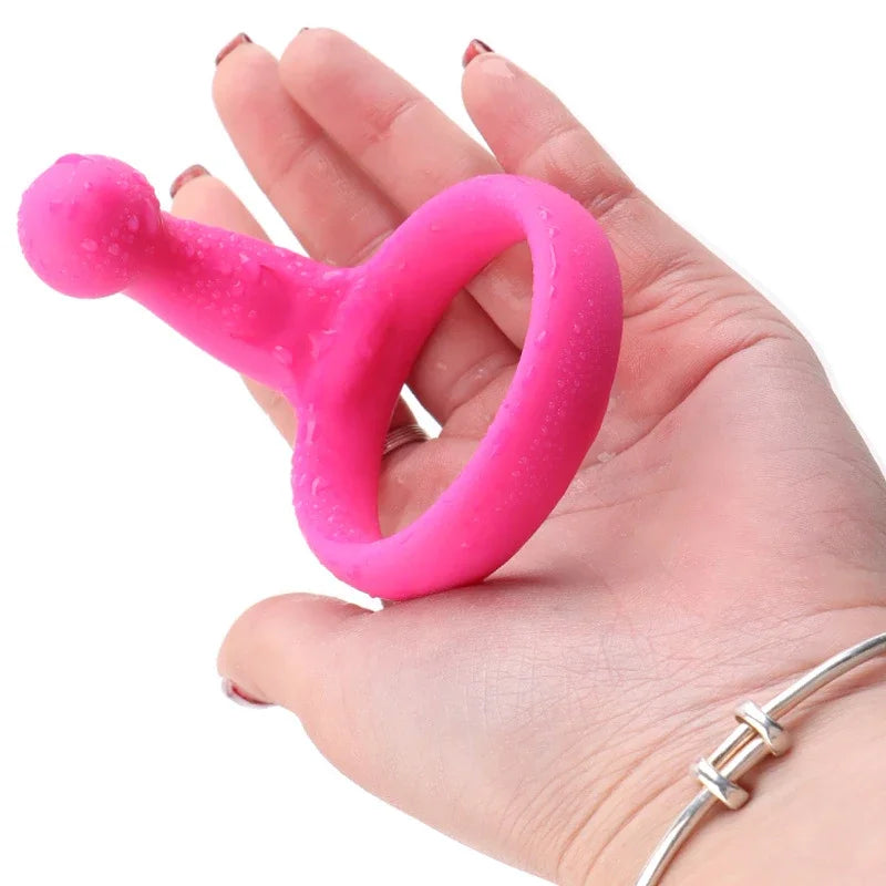 Delay Penis Ring Cock Ring Penis Sleeve Extender Sex Delay Penis Extension,Cockring Adult Sex Products Sex Toys for Men