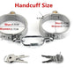 Detachable Stainless Steel Neck Collar Handcuffs Ankle Cuffs Bondage Set Buckle BDSM Slave Adult Games Sex Toy for Men Woman