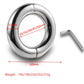 Dia 30/33/40/45/50mm Stainless Steel Pendant Ball Stretcher Cock ring Metal chastity device sex Toys for Men Scrotum Restraint