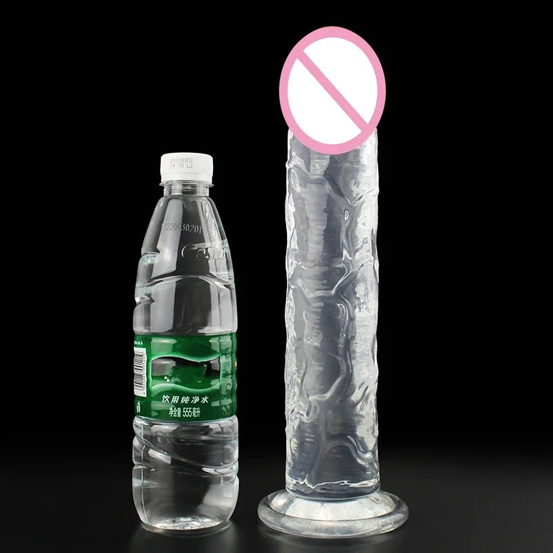 Dildo Adult Toys Erotic Soft Jelly Strong Suction Cup Dildo Anal Butt Plug Realistic Penis G-spot Orgasm Sex Toys for Woman