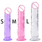Dildo Adult Toys Erotic Soft Jelly Strong Suction Cup Dildo Anal Butt Plug Realistic Penis G-spot Orgasm Sex Toys for Woman