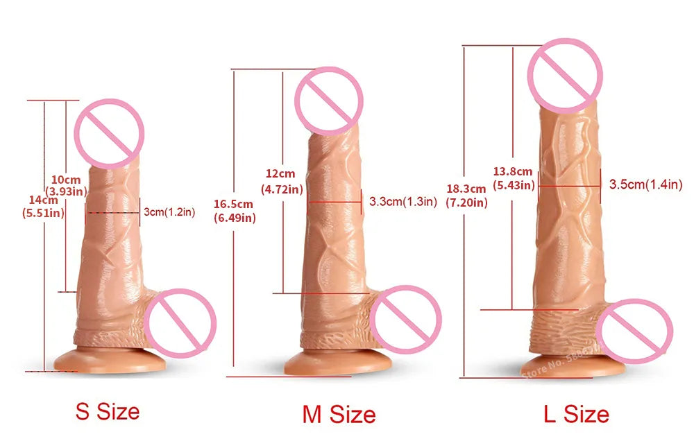 Dildo Realistic with Suction Cup Dildo for Anal Big Penis for Women Sex Toys Female Masturbator Adult Sex Product Toys Adult