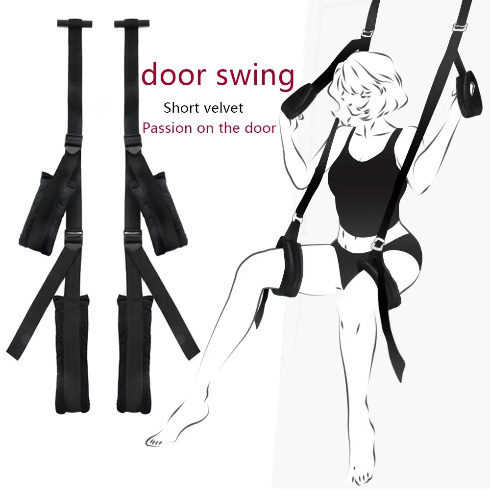 Door Hanging Suspended Swing Sex Belt Soft BDSM Bondage Restraints Fetish Adult Sexy Games Erotic Products Sex Toys For Couples