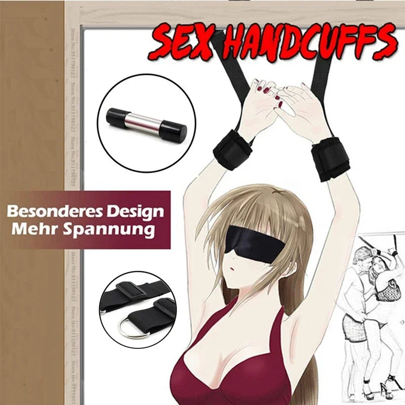 Door Hanging Suspended Swing Sex Belt Soft BDSM Bondage Restraints Fetish Adult Sexy Games Erotic Products Sex Toys For Couples